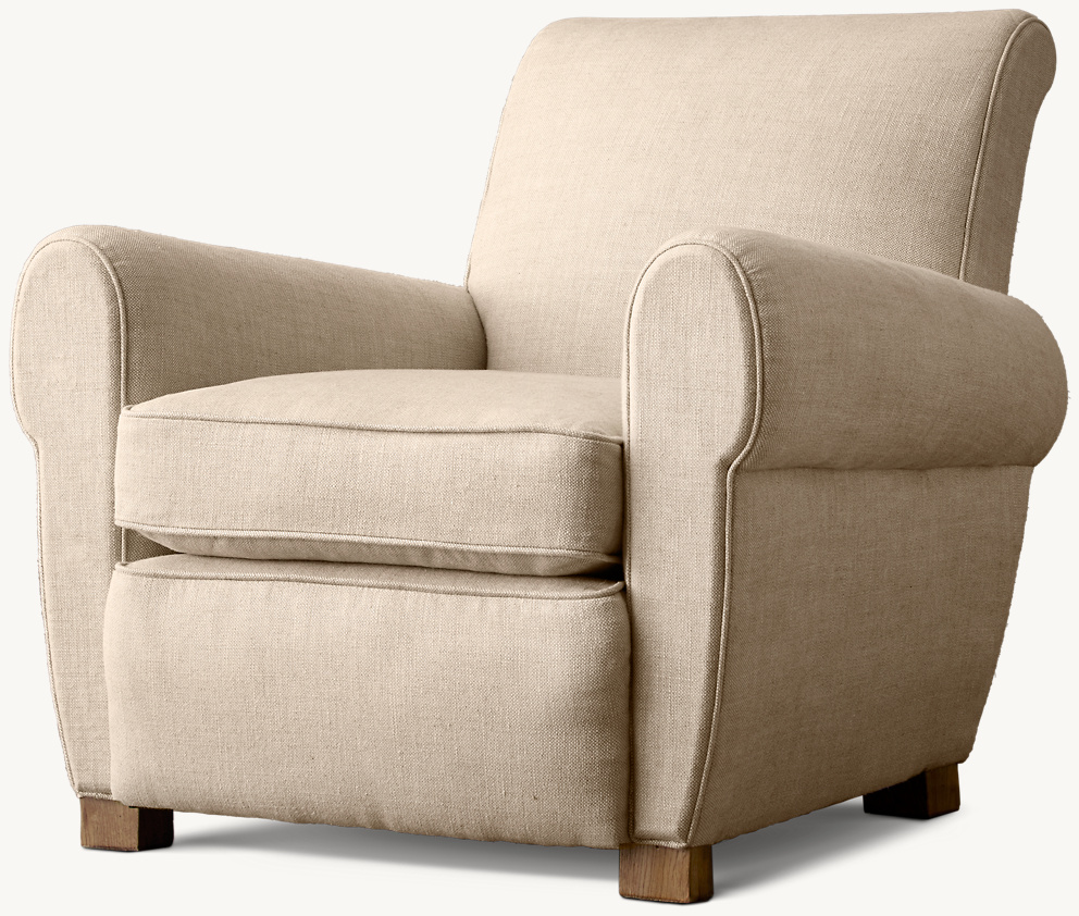 1920s Parisian Club Chair furniture alternate view 3
