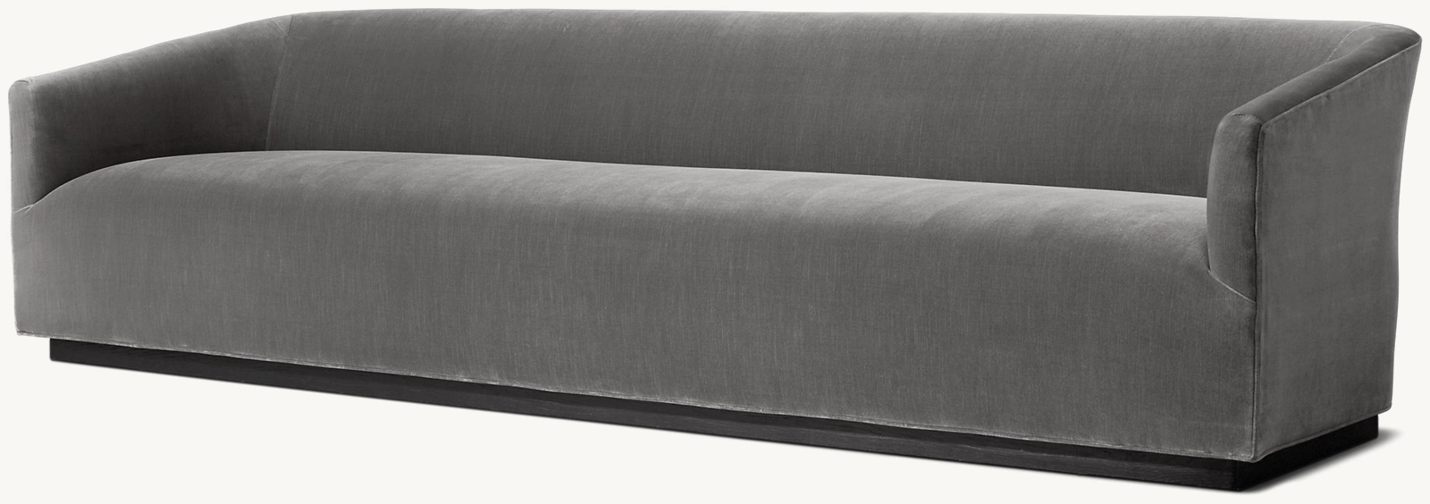 1950s Italian Shelter Arm Sofa sofa alternate view 3