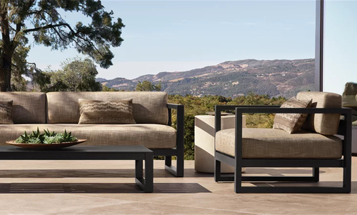 Aegean Aluminum Sofa for outdoor patio