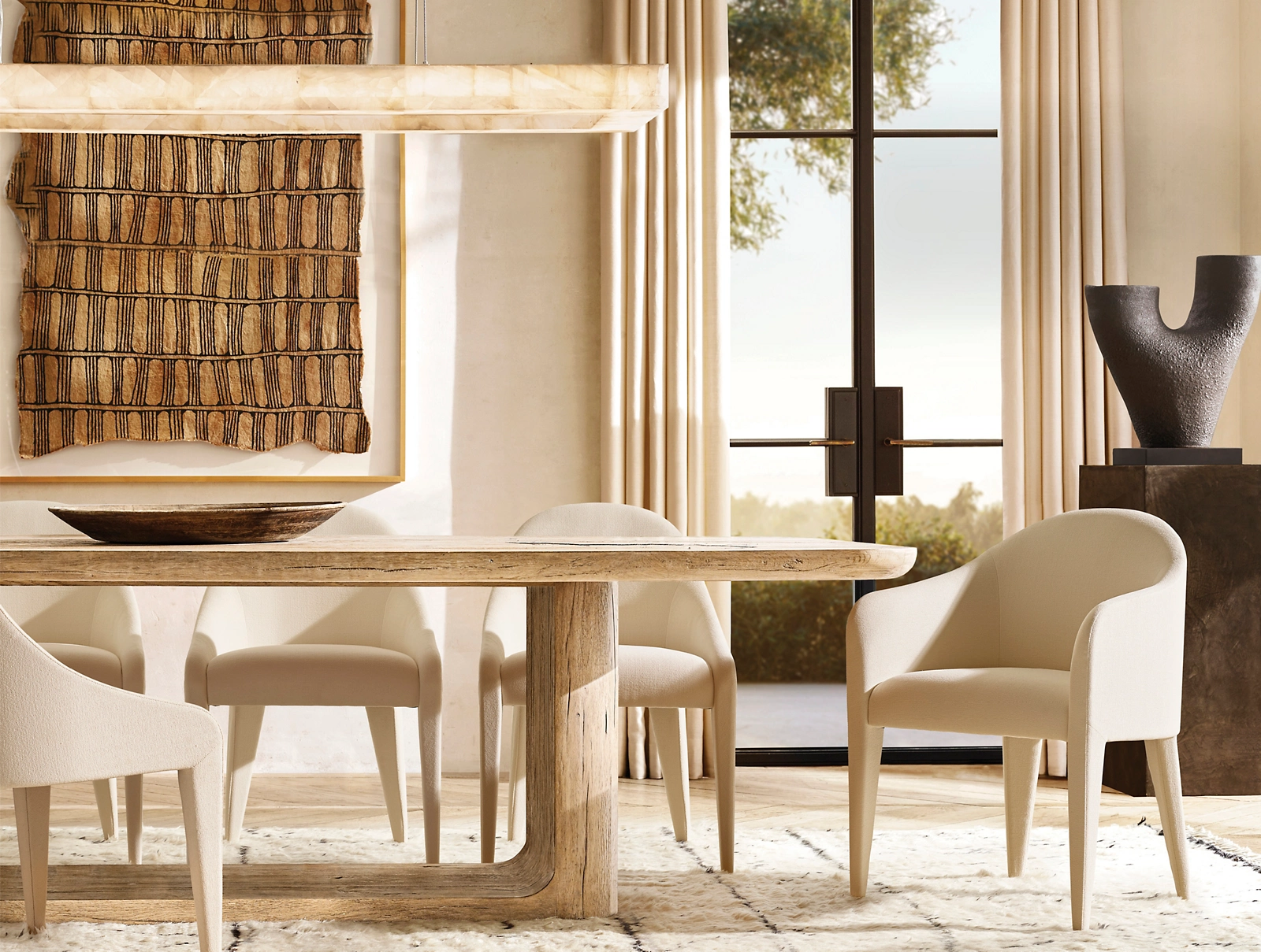 Alessia Fabric Dining Armchair for dining room