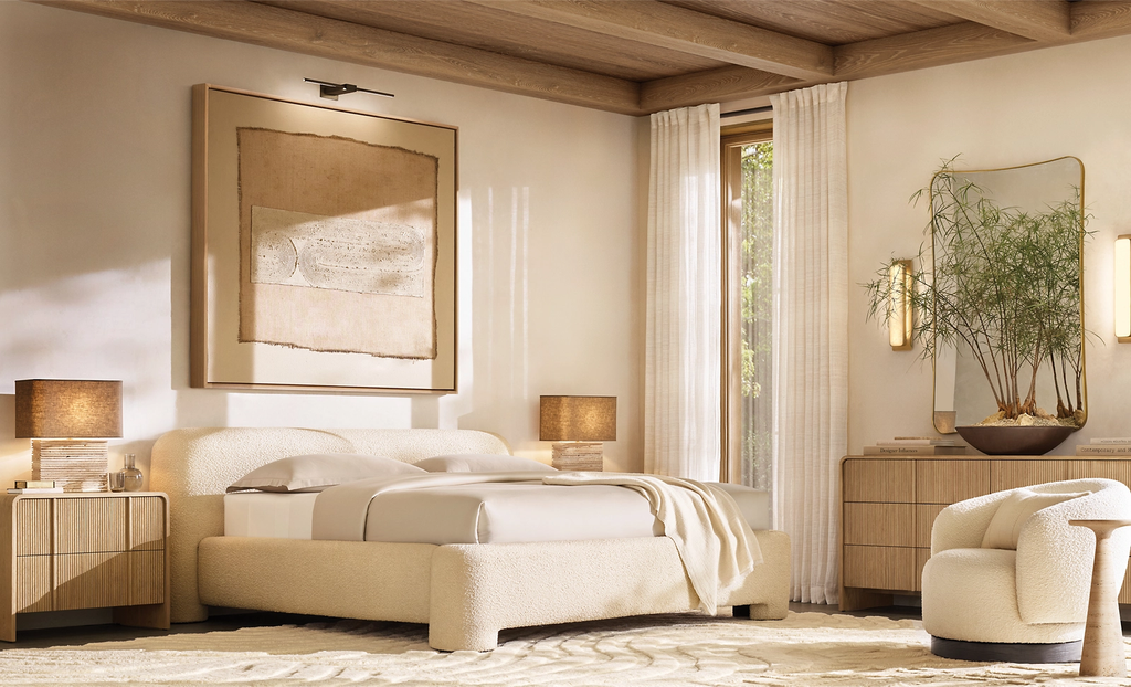 Alora 6-Drawer Dresser Oak for bedroom