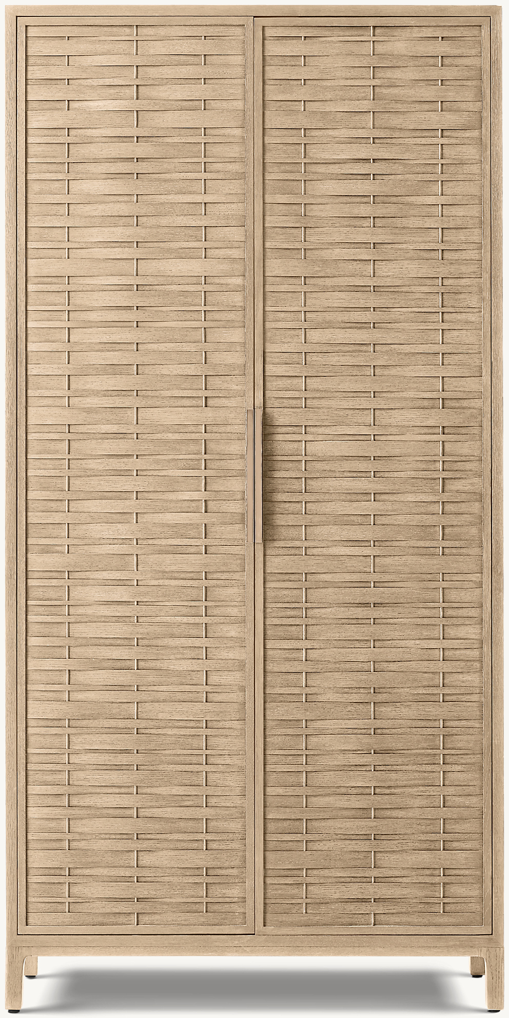 Detail view of Cabinet Tiles showing aluminum cabinet design