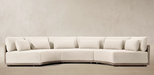Curve Semicircle Sectional sectional alternate view 3