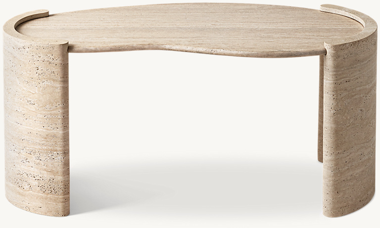 Detail view of Cardin Desk showing marble desk design