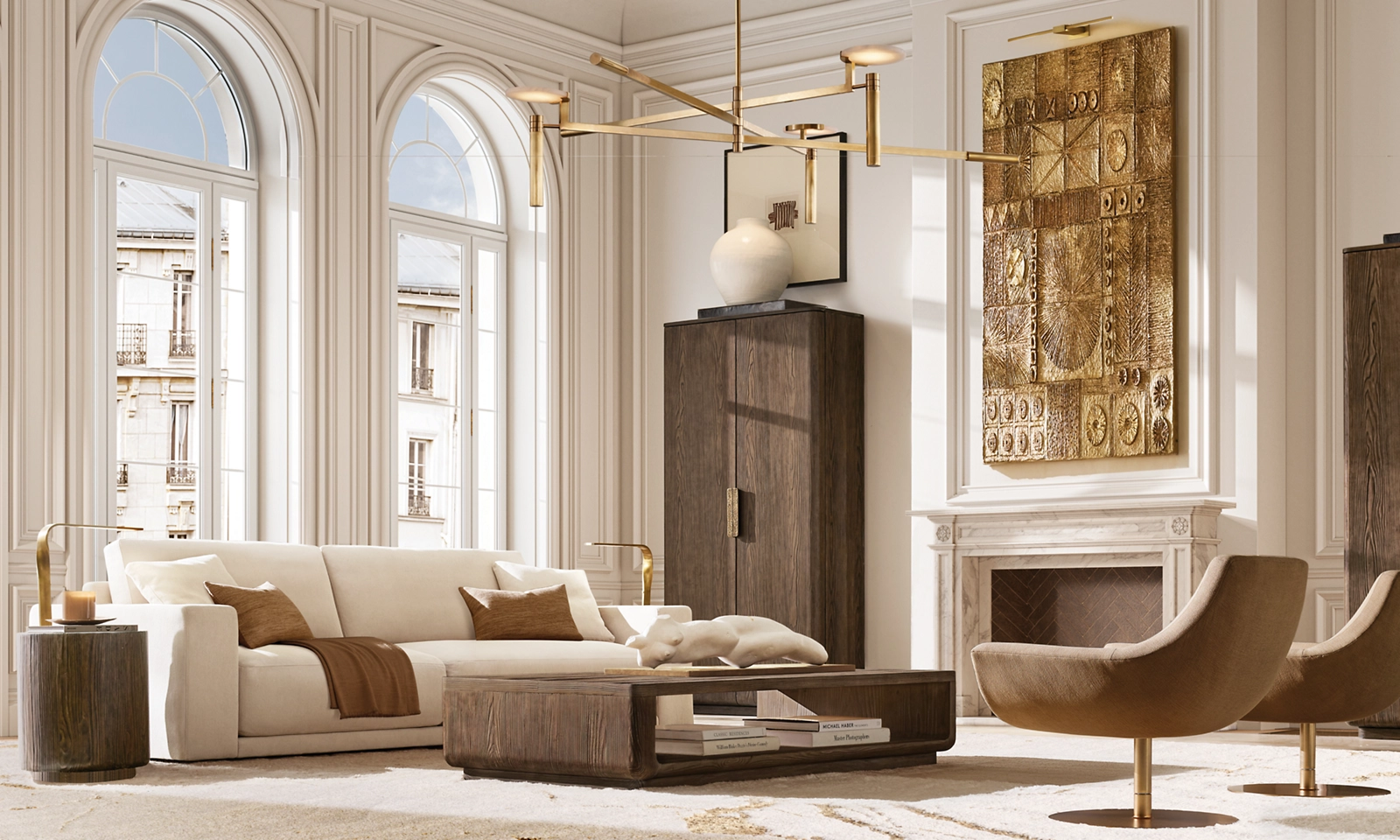 Ciro Open Coffee Table Wood for living room