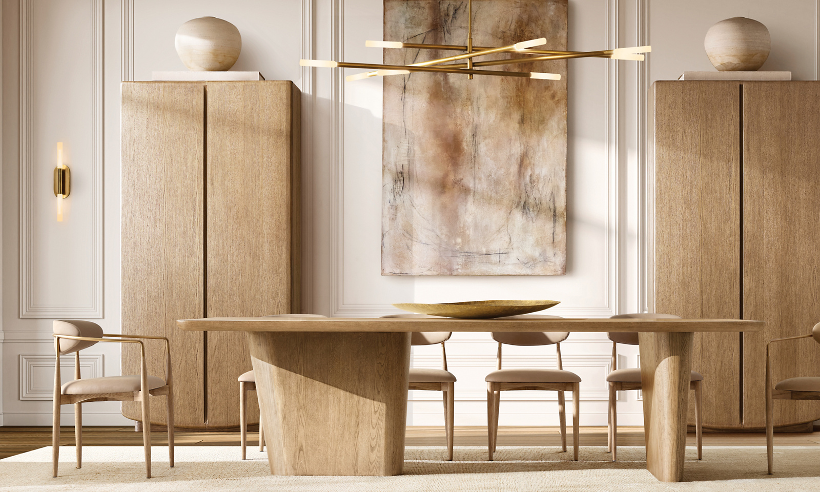 Dalia Rectangular Dining Table Oak for dining room