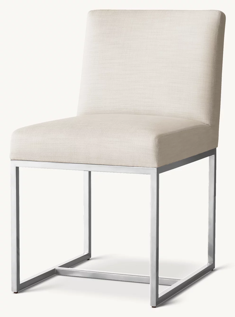 Detail view of Emery Side Chair showing wood side chair design