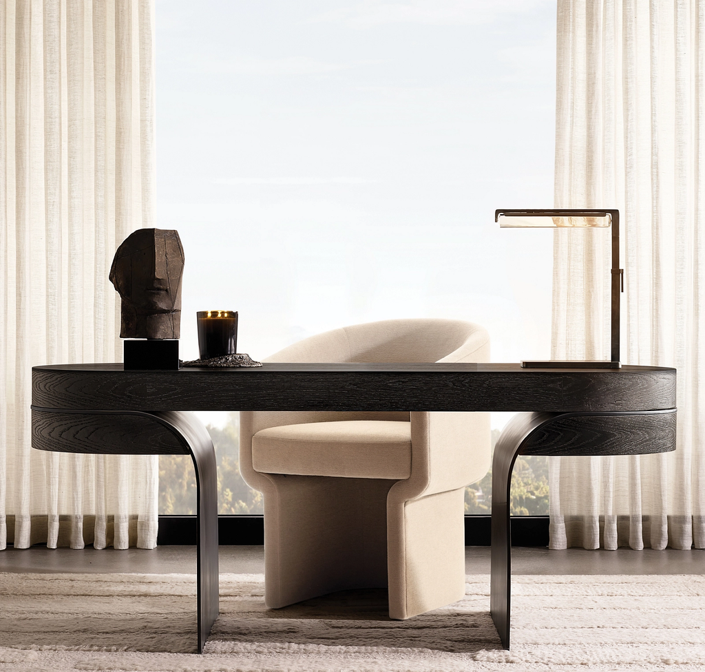 Elodi Desk Oak for home