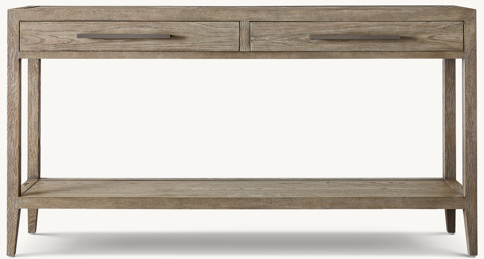 French Contemporary 2-Drawer Console Table console alternate view 3