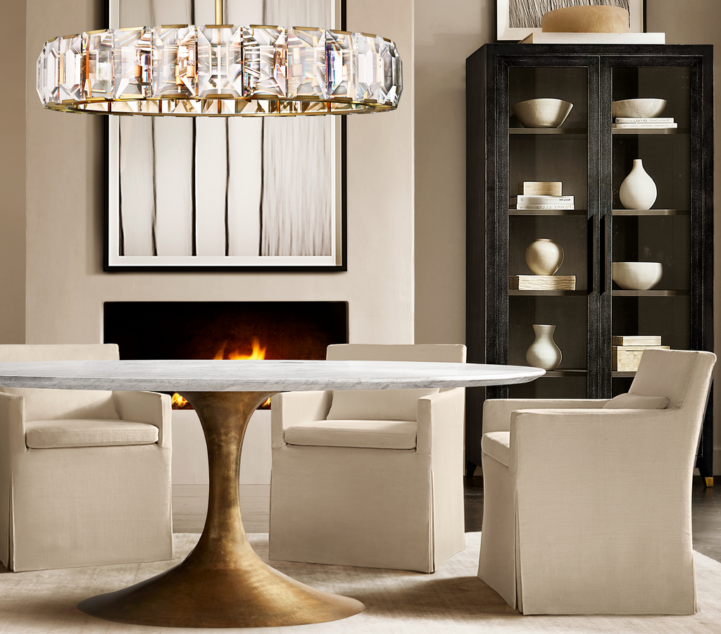 Graydon Shagreen Glass Cabinet for home