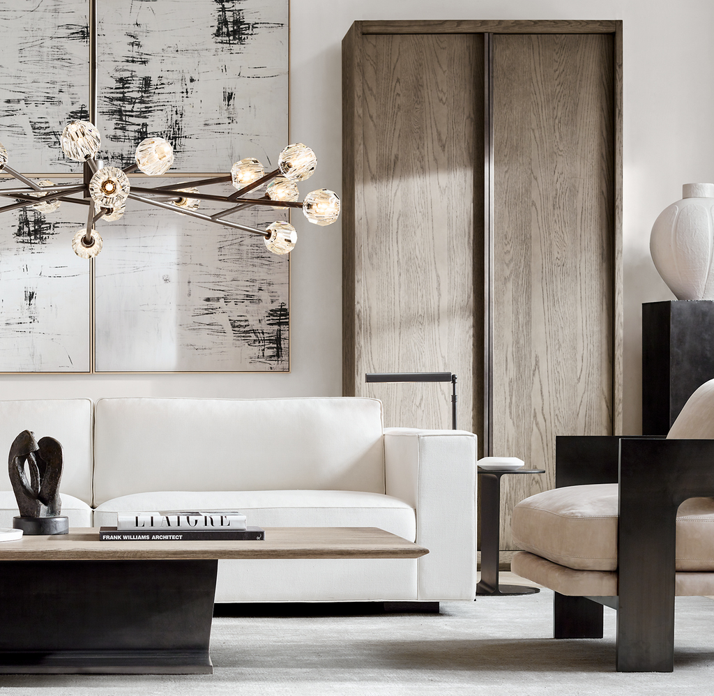 I-Beam Coffee Table Oak for living room