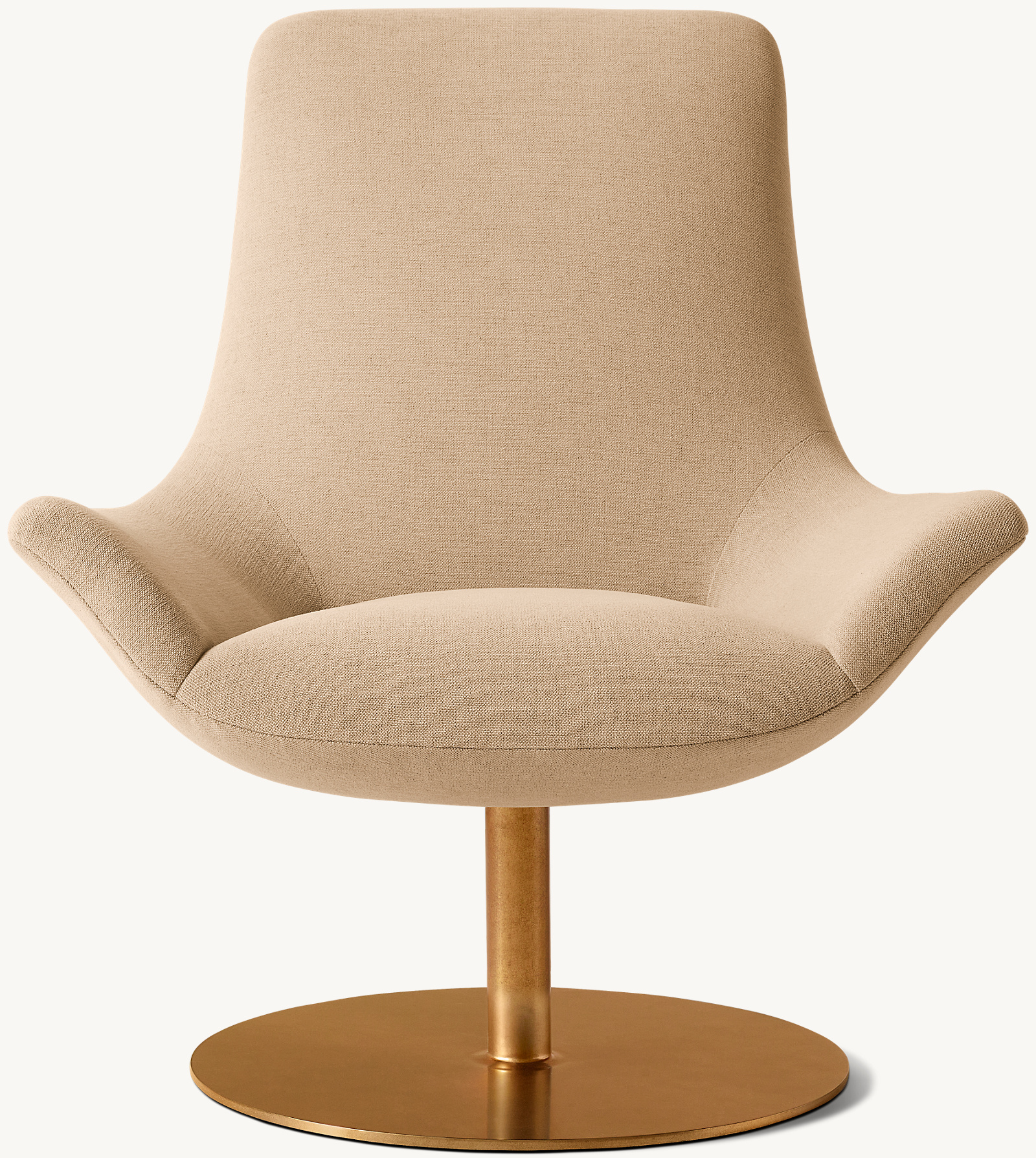 Detail view of Lario Chair showing fabric furniture design