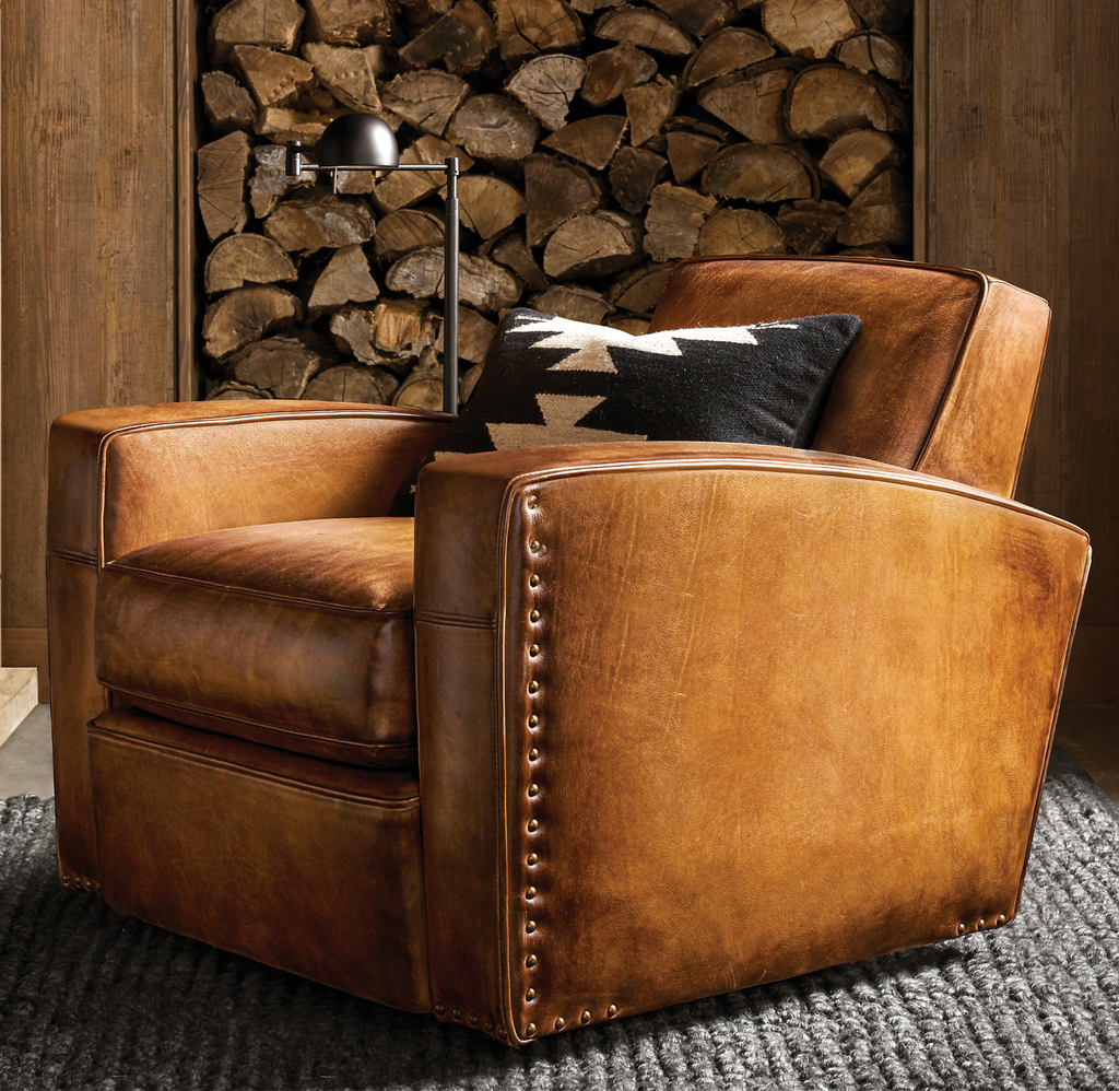 Library Leather Chair Fabric armchair for home