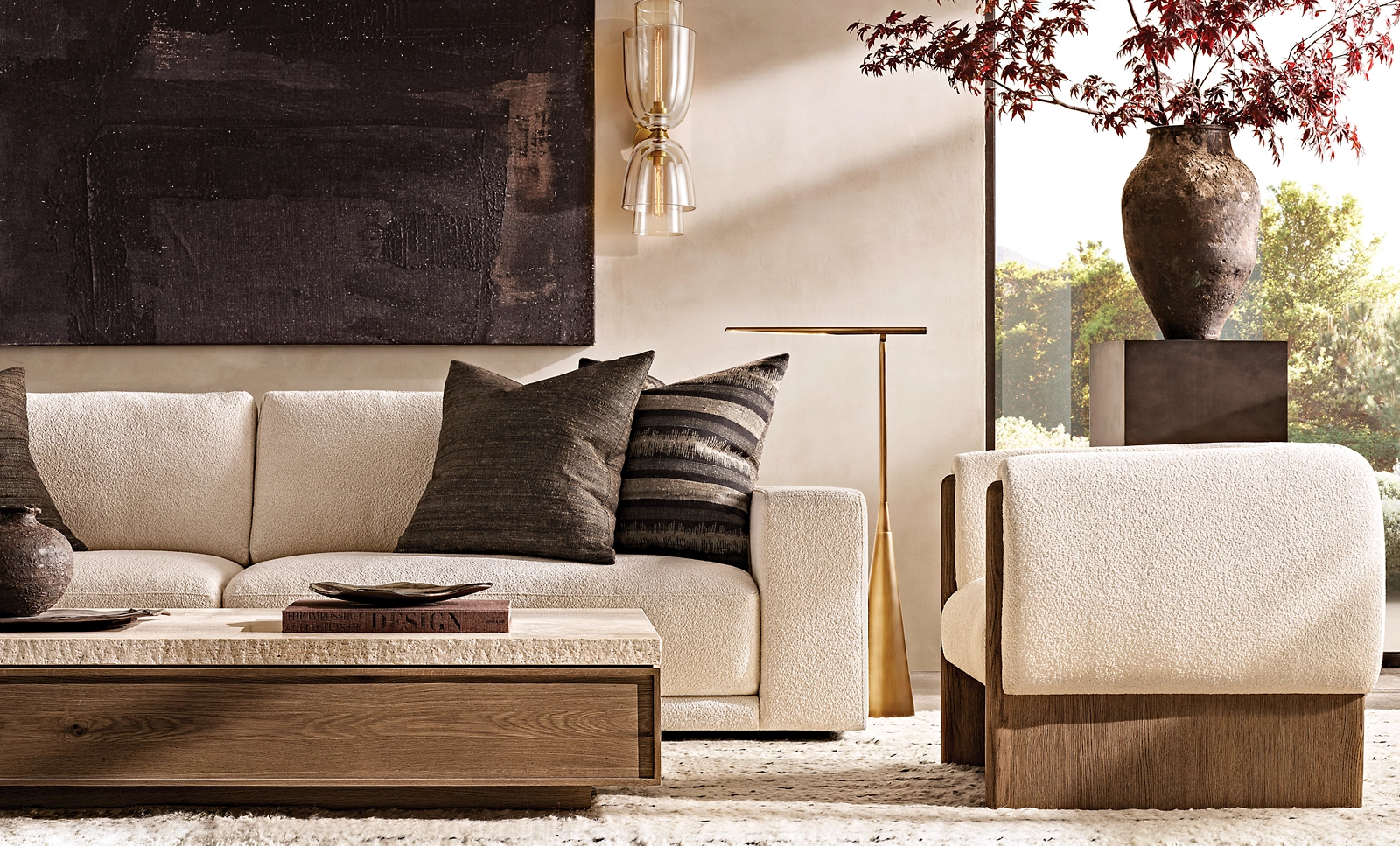 Lumi Coffee Table Oak for living room