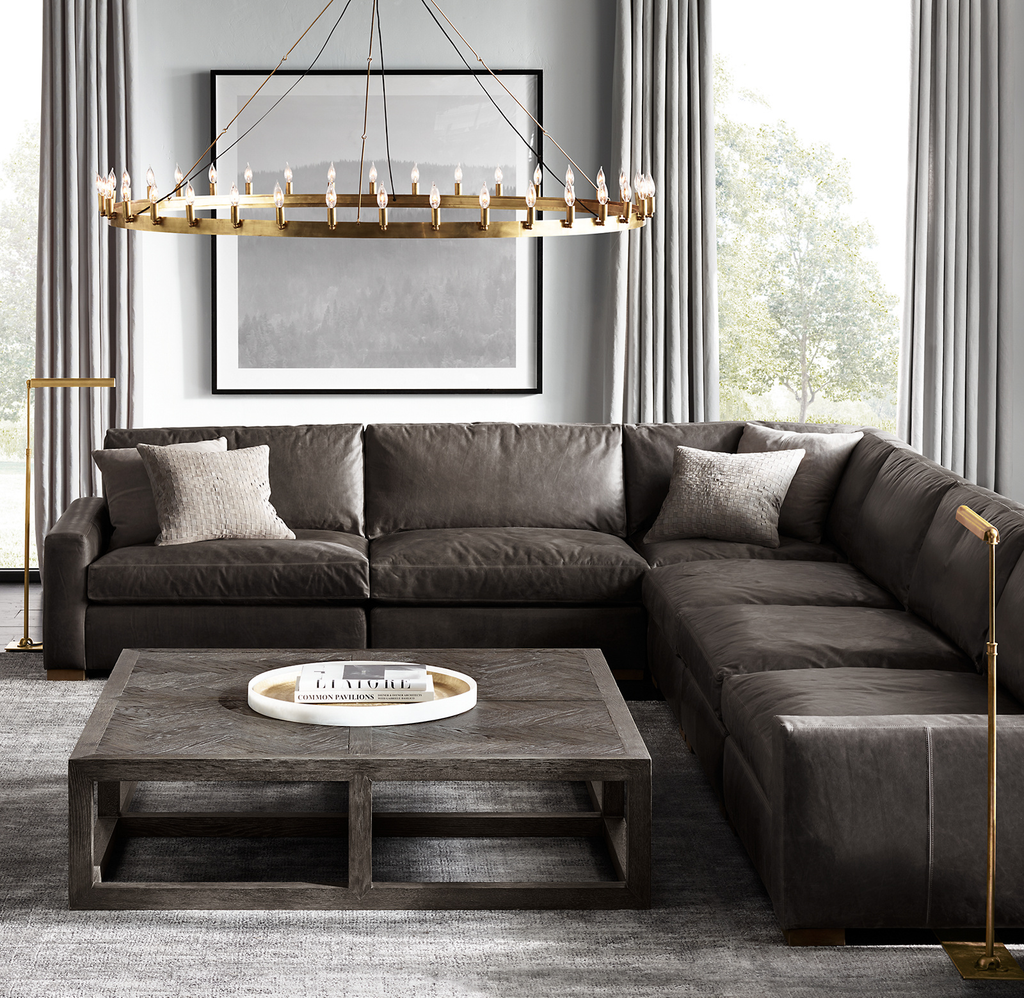 Maxwell Modular Customizable Sectional Oak for home