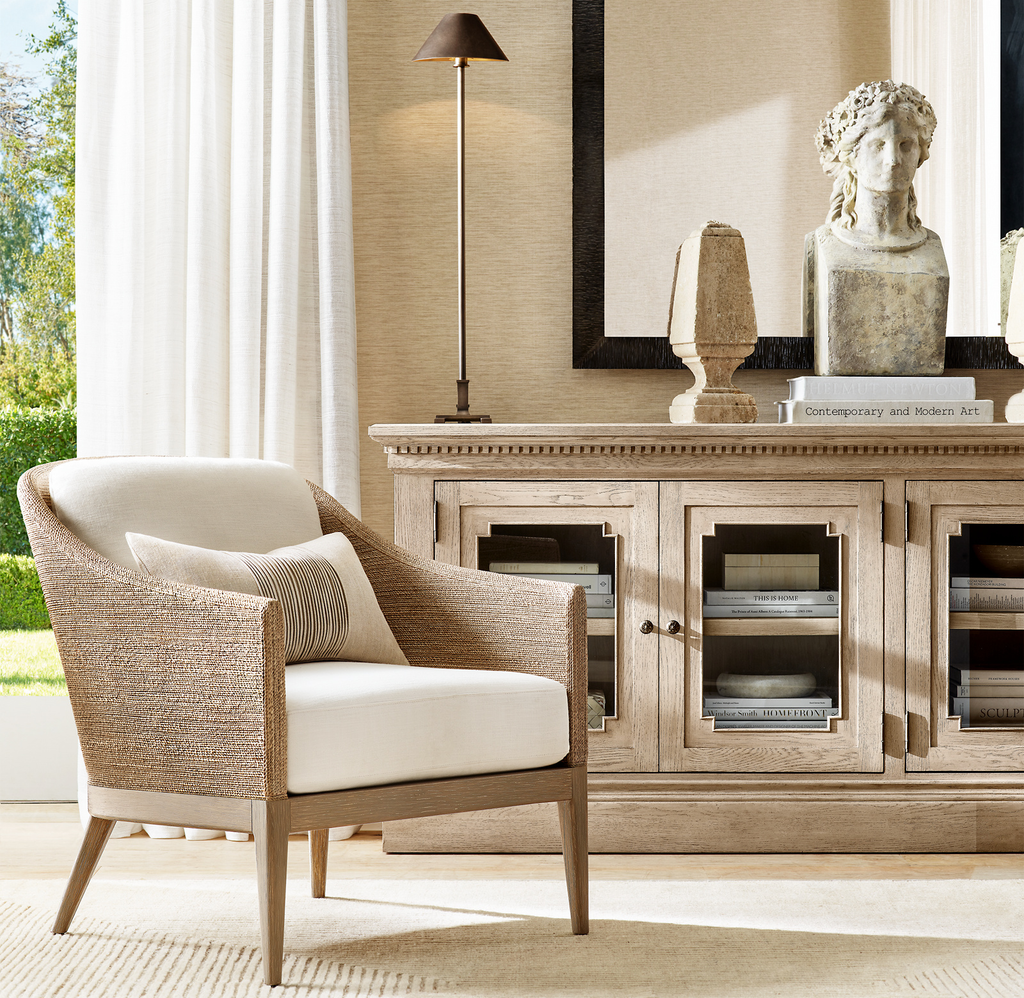 Mebourne Double-Door Sideboard Oak for living room