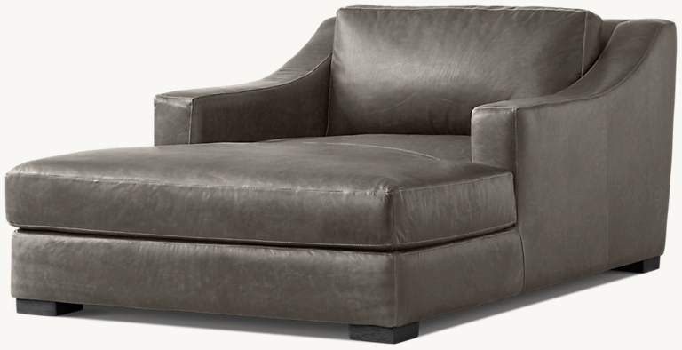 Modena Slope Arm Chaise Oak armchair for home