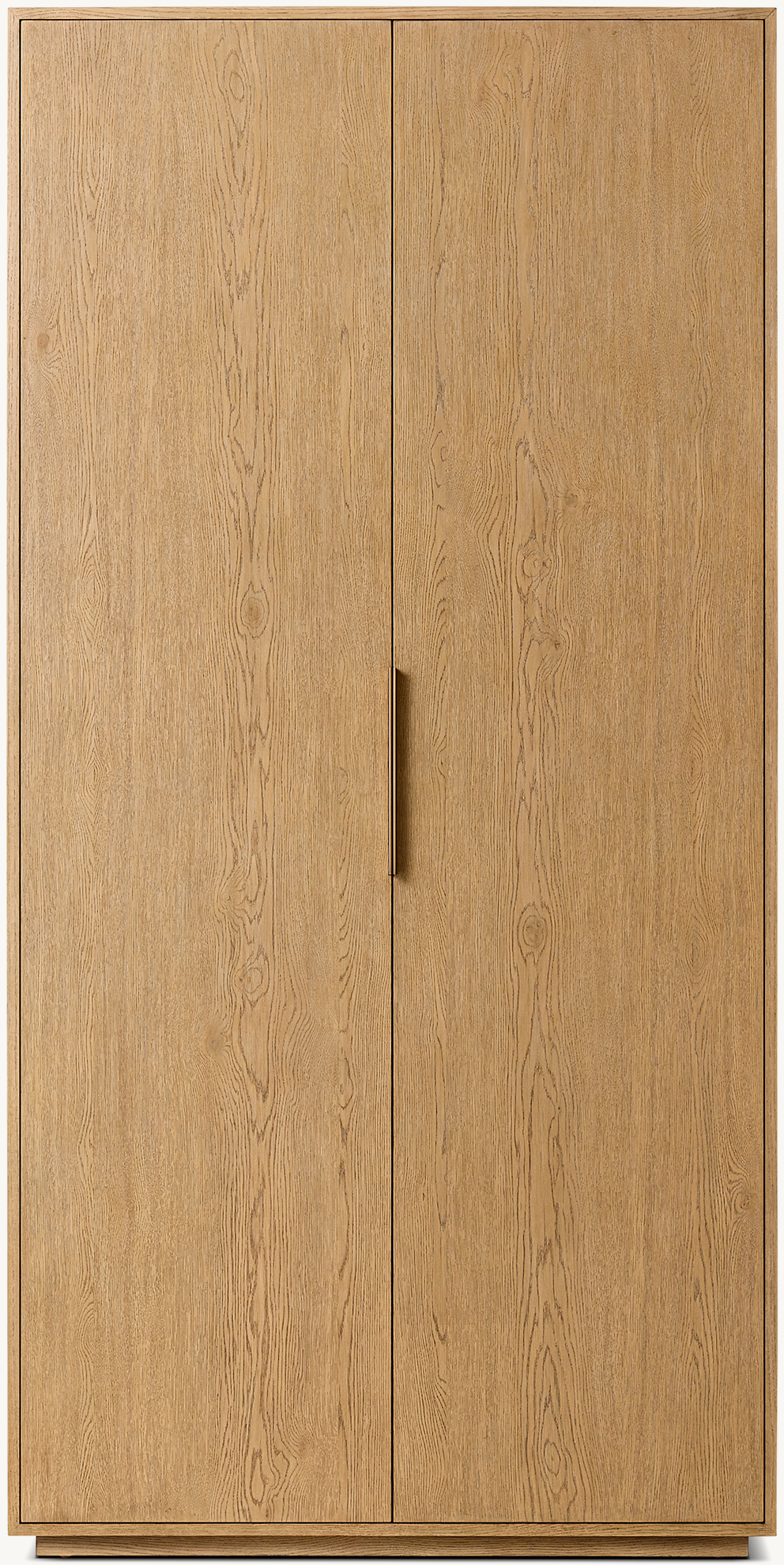 Detail view of Montecito Cabinet showing aluminum cabinet design
