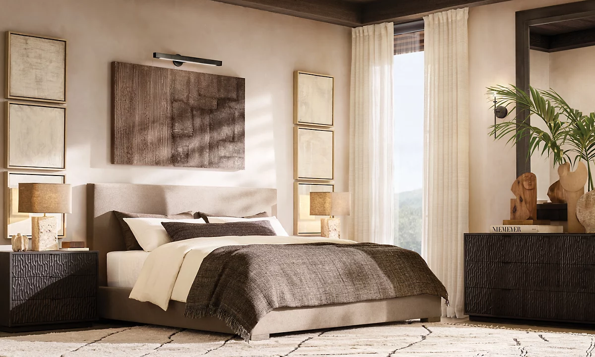 Melbourne Closed Nightstand Oak for bedroom