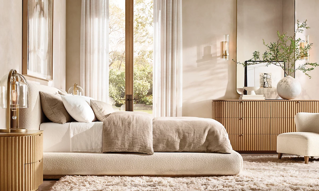 Milos Closed Nightstand Oak for bedroom