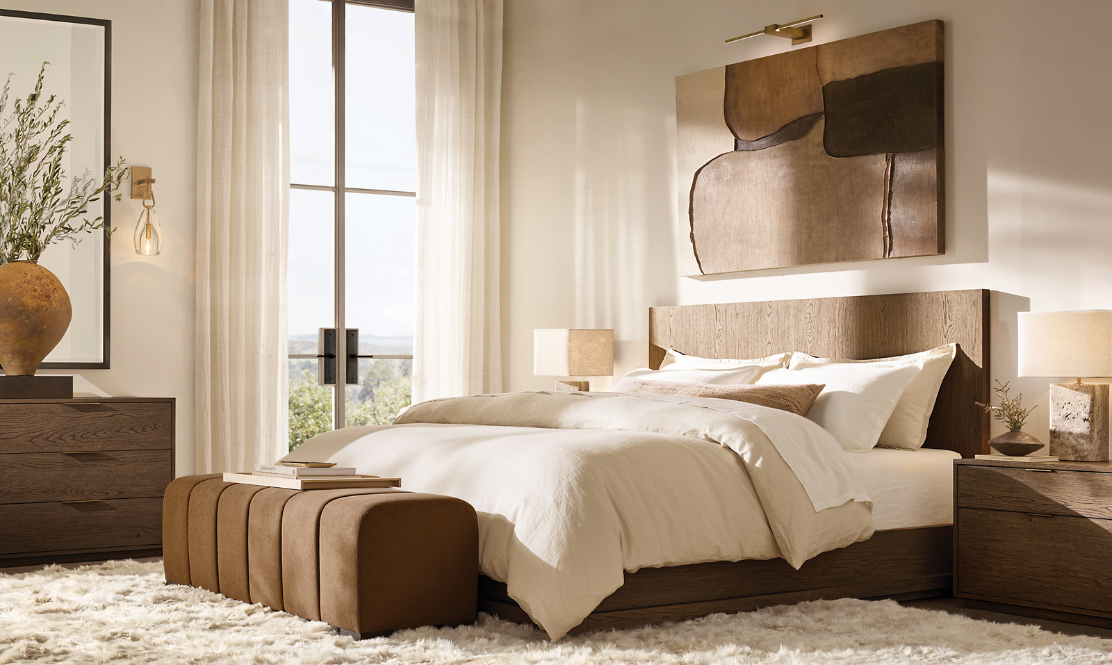 Montecito 6-Drawer Dresser Aluminum for bedroom