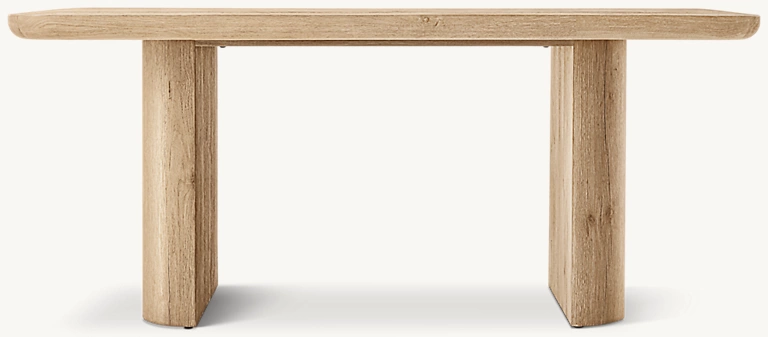 Detail view of Oslo Desk showing oak desk design