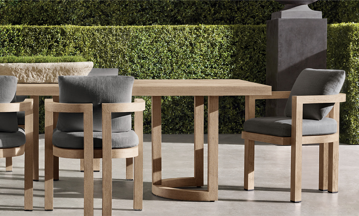 Portofino Teak Armchair for outdoor patio