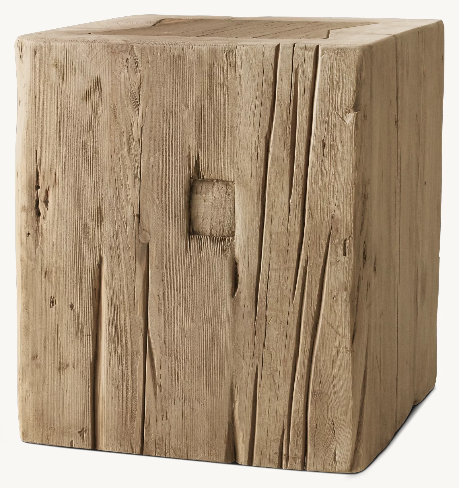 Reclaimed English Beam Side Table side table alternate view 3