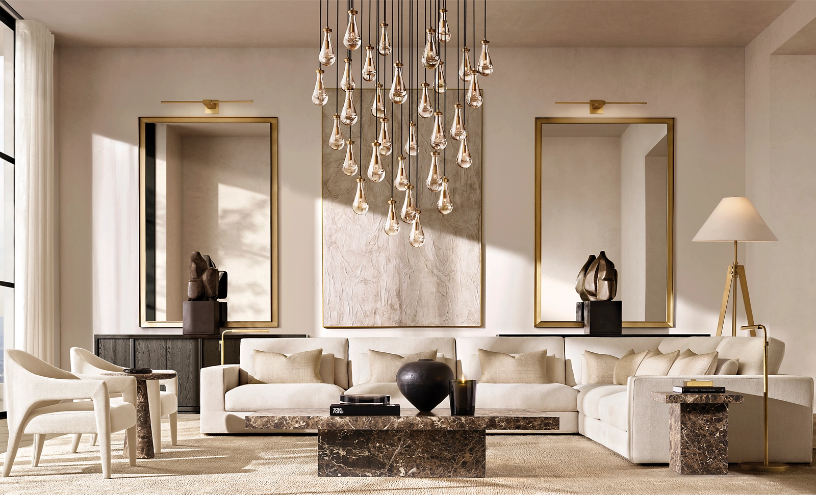 Romeo Coffee Table Marble for living room