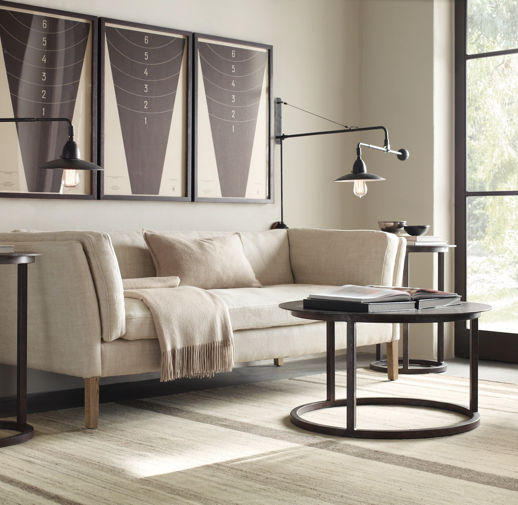 Sorensen Bench-Cushion Sofa Fabric for living room