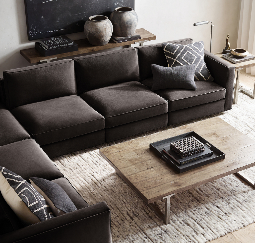 T-Brace Console Table Aluminum for living room