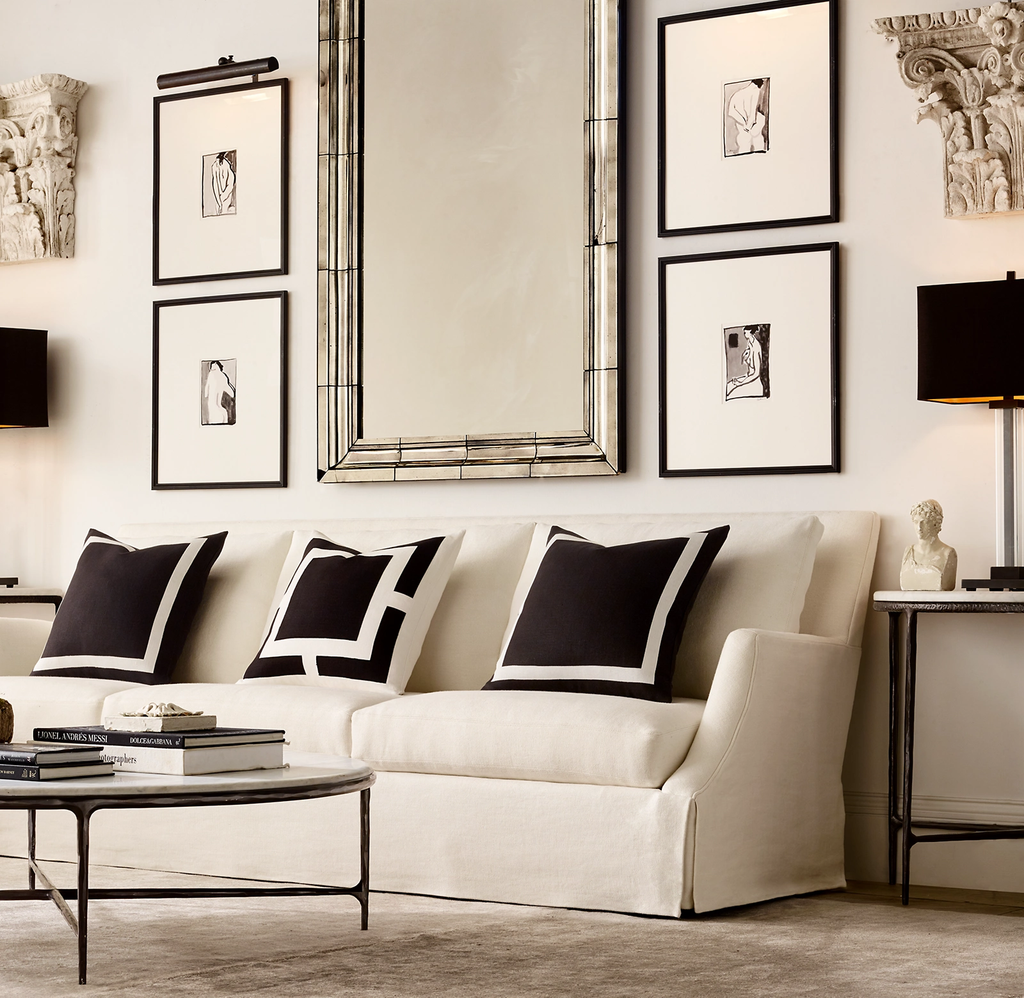 Thaddeus Marble Demilune Table console for home