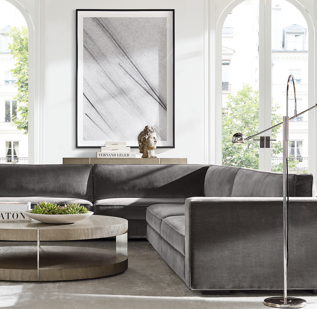 Verrazano Round Coffee Table Oak for living room