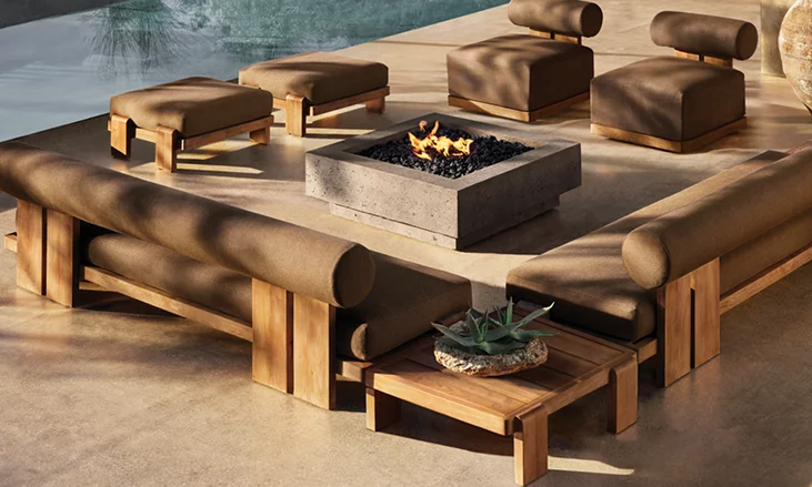 Vigo Teak Sofa for outdoor patio
